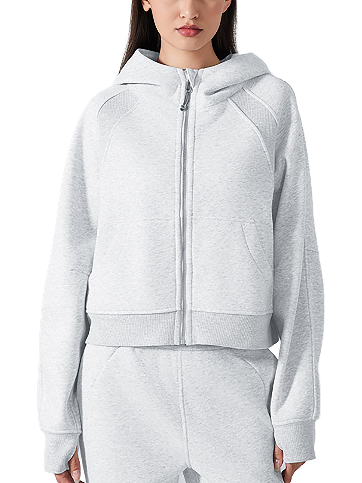 ROCKSTEADY "Leopard Aura" StreetLUXE Cropped Hoodie Full Zip