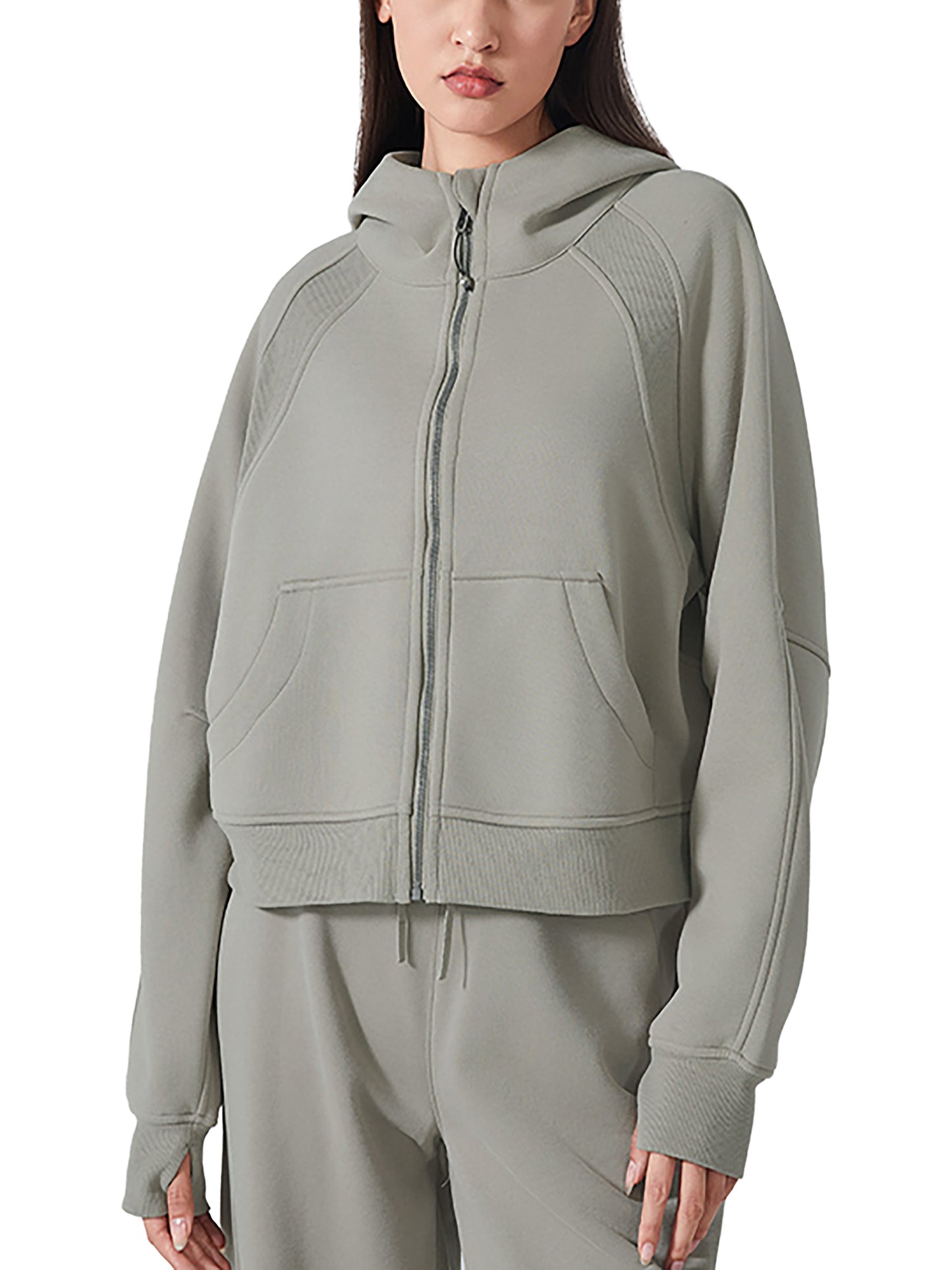 ROCKSTEADY "Leopard Aura" StreetLUXE Cropped Hoodie Full Zip