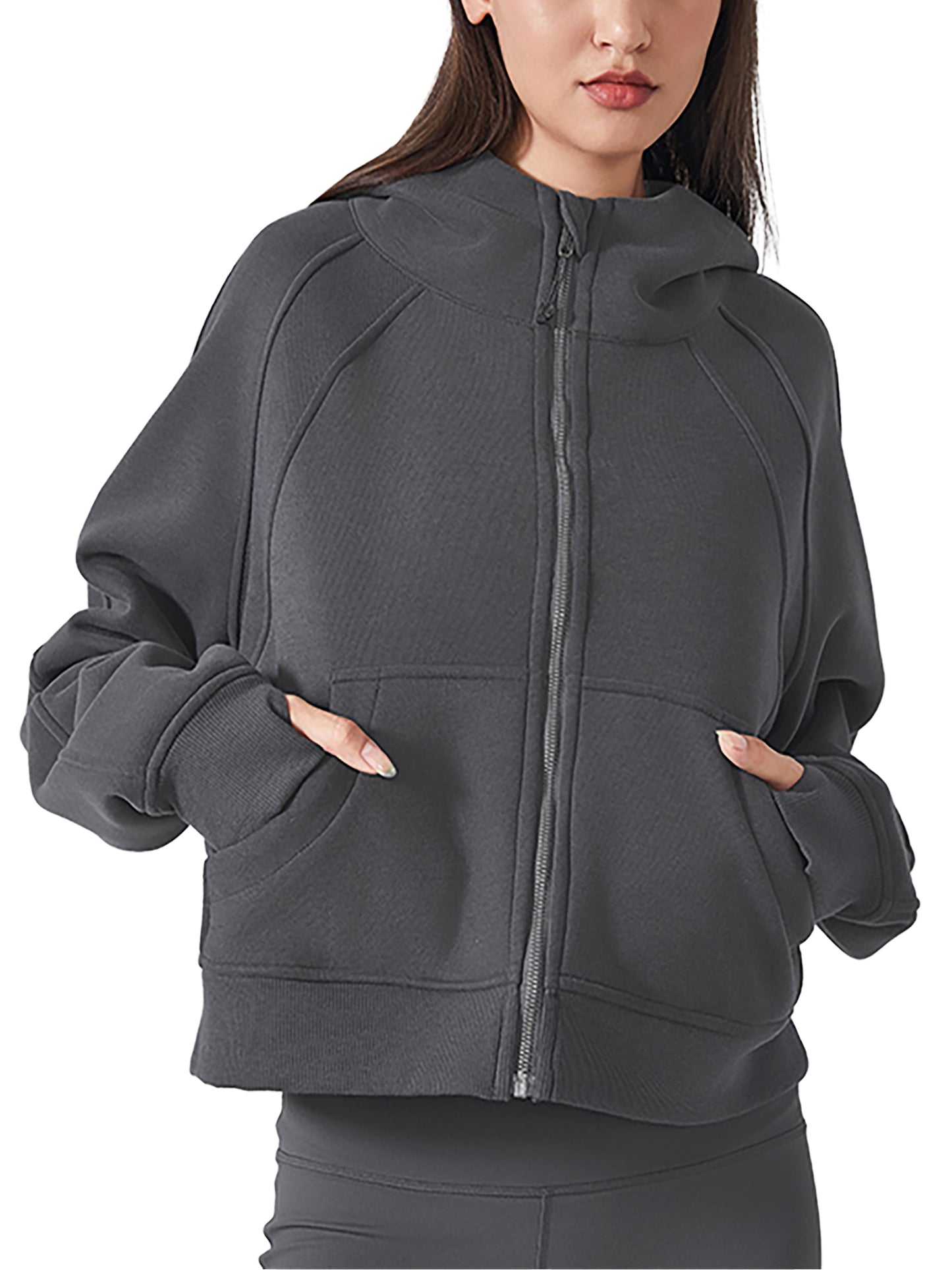 ROCKSTEADY "Leopard Aura" StreetLUXE Cropped Hoodie Full Zip