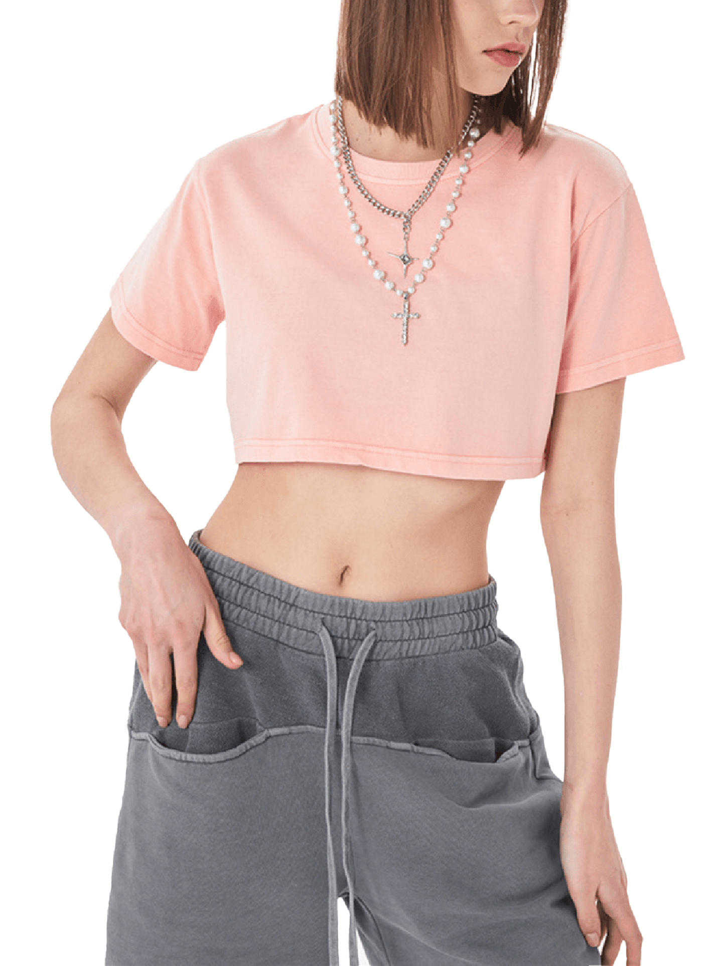 Crop top, women's tee