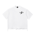 Snow Wash Raw-Hem Boxy T-shirt