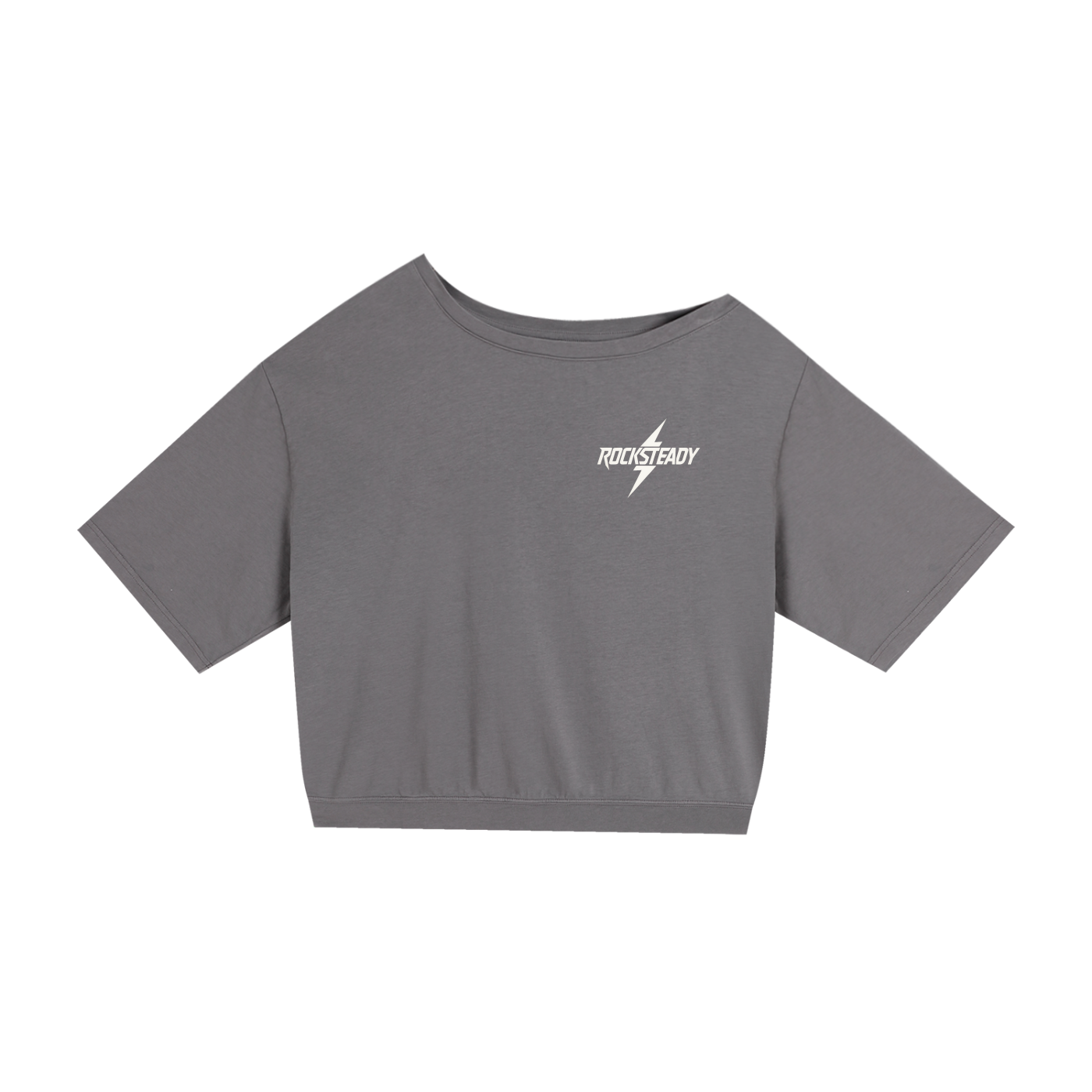 Asymmetric Shoulder Oversized Cotton T-Shirt