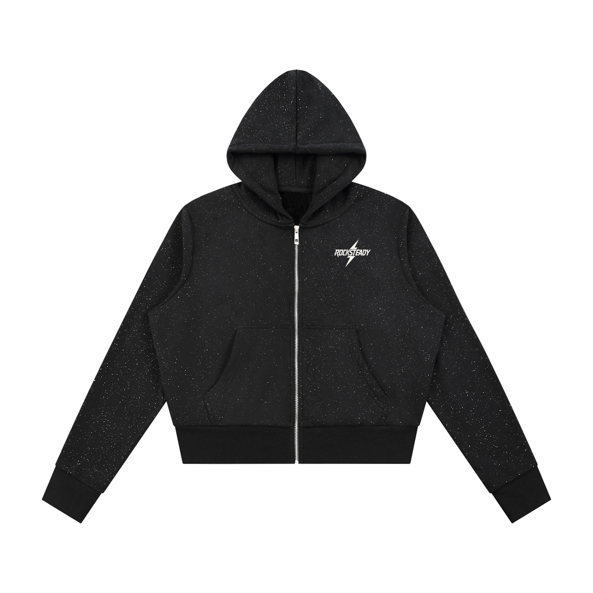 Rocksteady,Sparkles,Fleece,FullZip,Hoodie