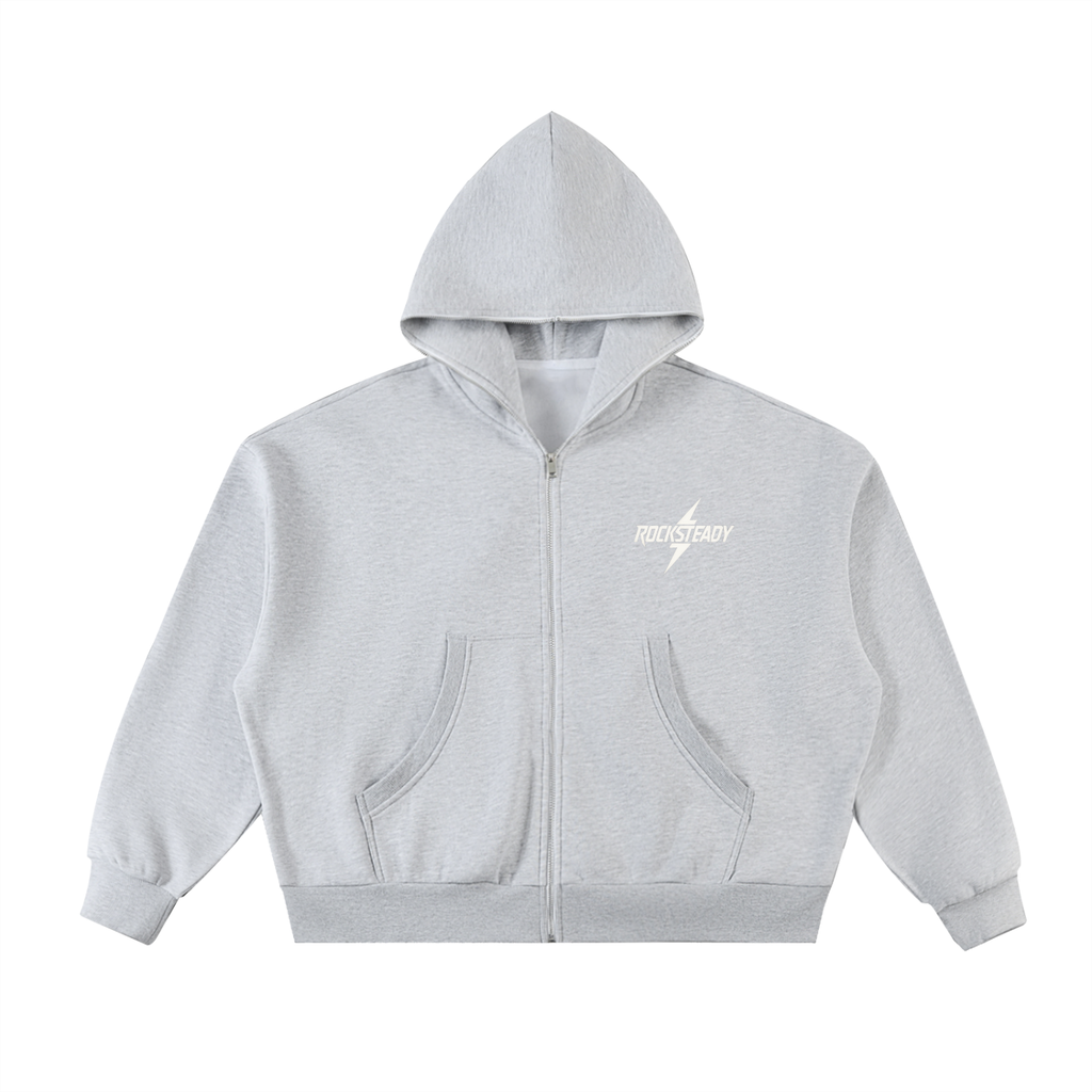 Rocksteady,FullZip,Streetwear,Boxy,Hoodie