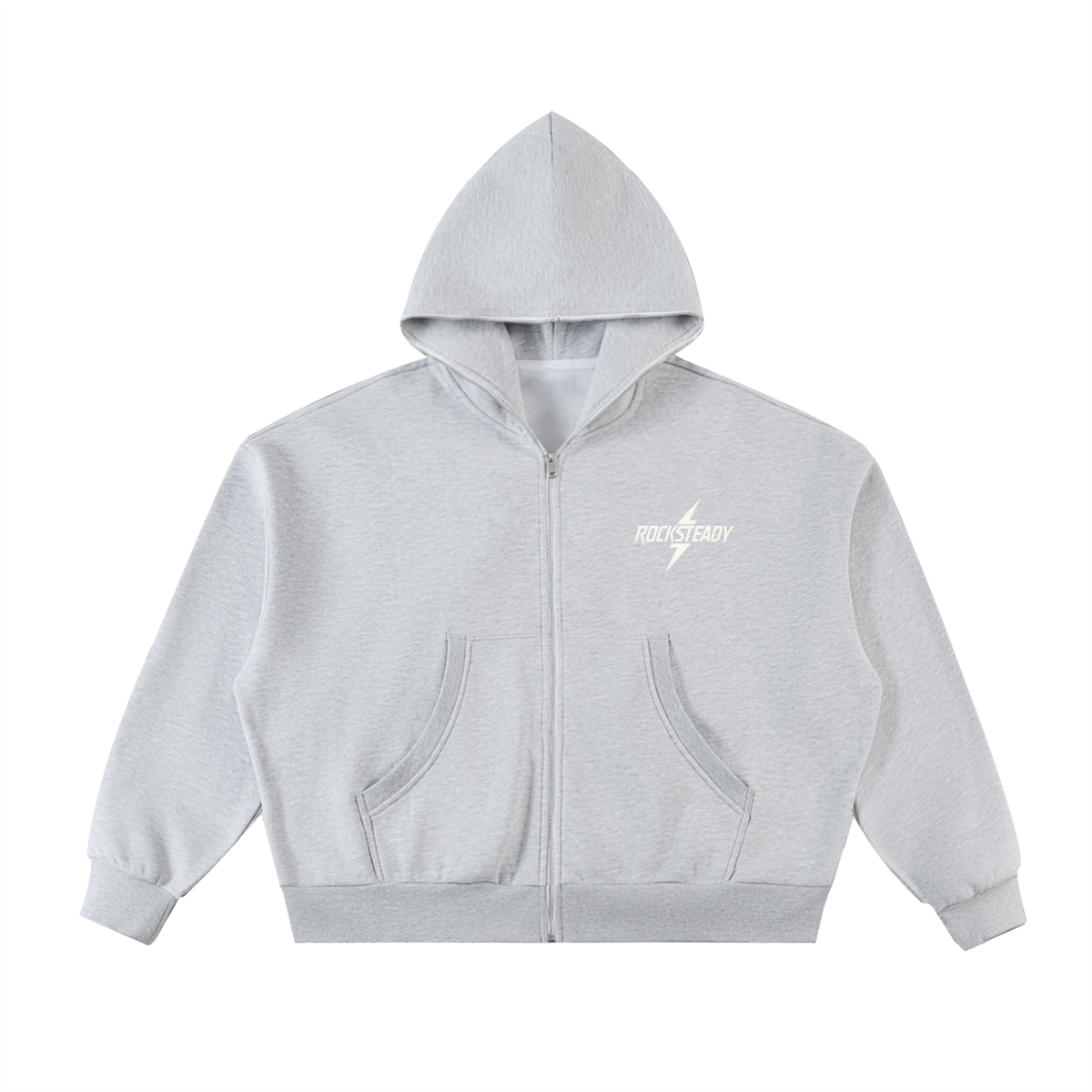 Rocksteady,FullZip,Streetwear,Boxy,Hoodie