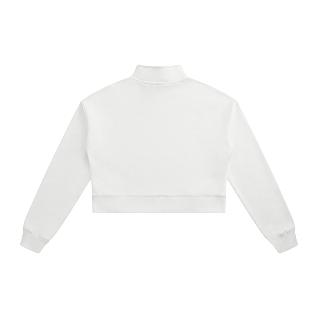 Rocksteady,Crop,QuarterZip,Sweatshirt