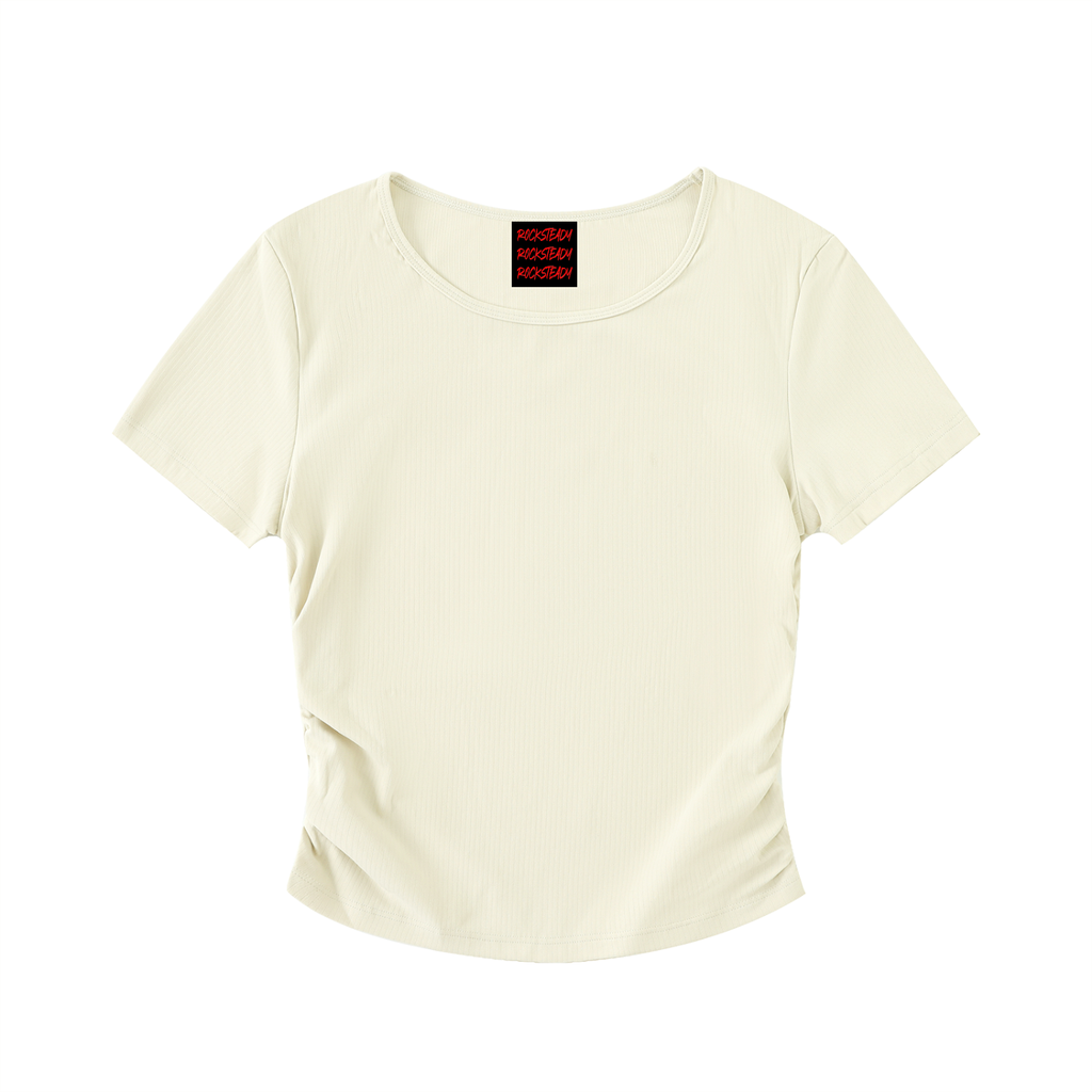 Ruched Bodycon Crop Top