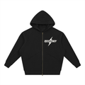 Dolman Sleeve Zip-Through Fleece  Hoodie