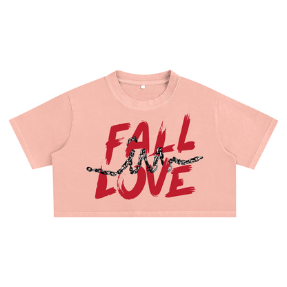 womenswear,cropped tee,fall in love,rocksteady