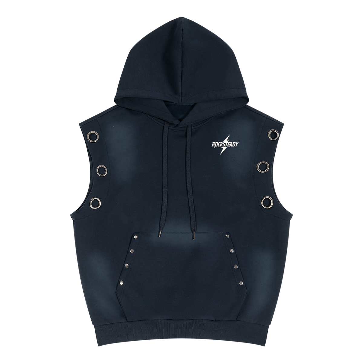 Rocksteady,Mens,Vintage,Sunfade,Sleeveless,Hoodie