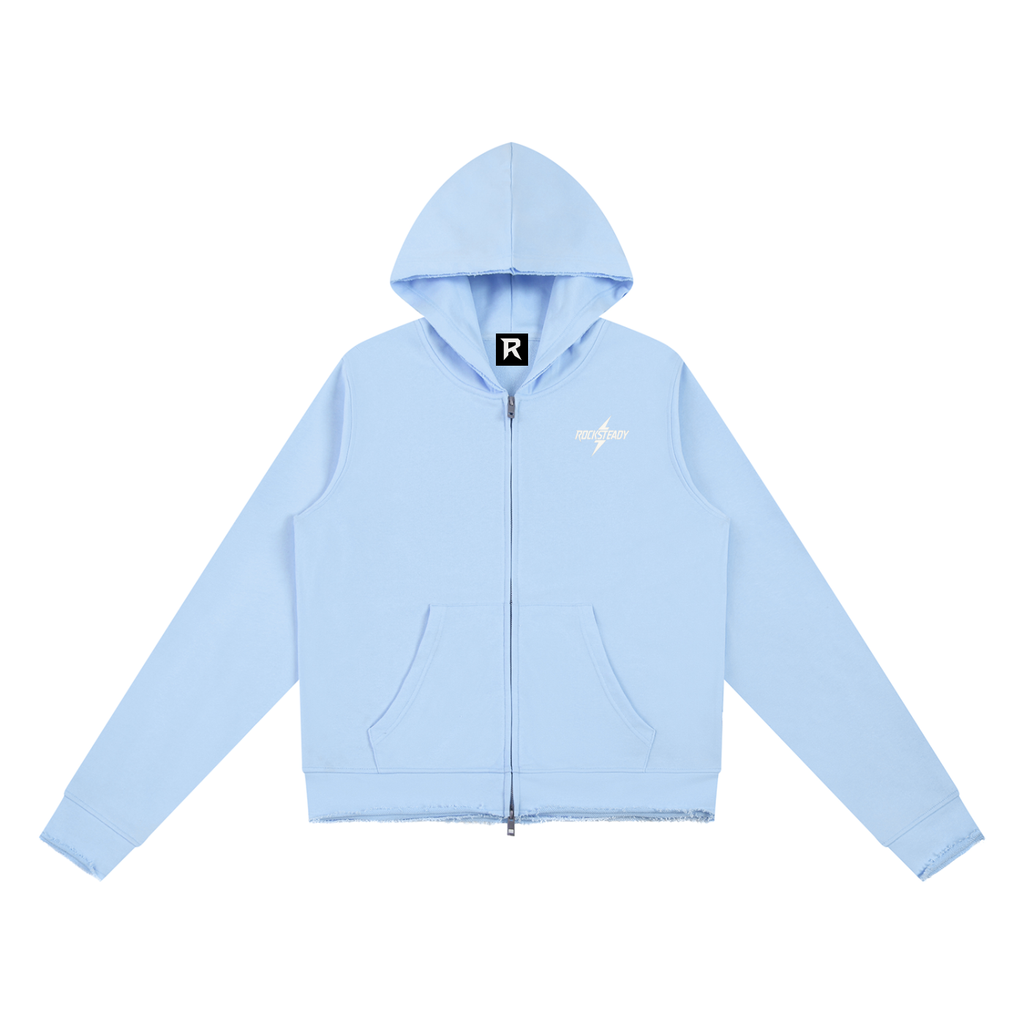 Rocksteady,RawEdge,FullZip,Hoodie,Womens