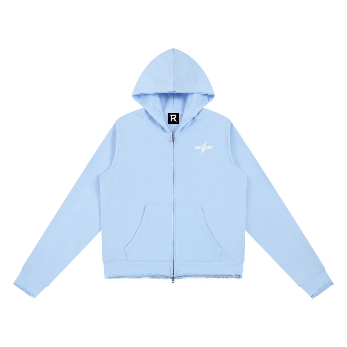 Rocksteady,RawEdge,FullZip,Hoodie,Womens