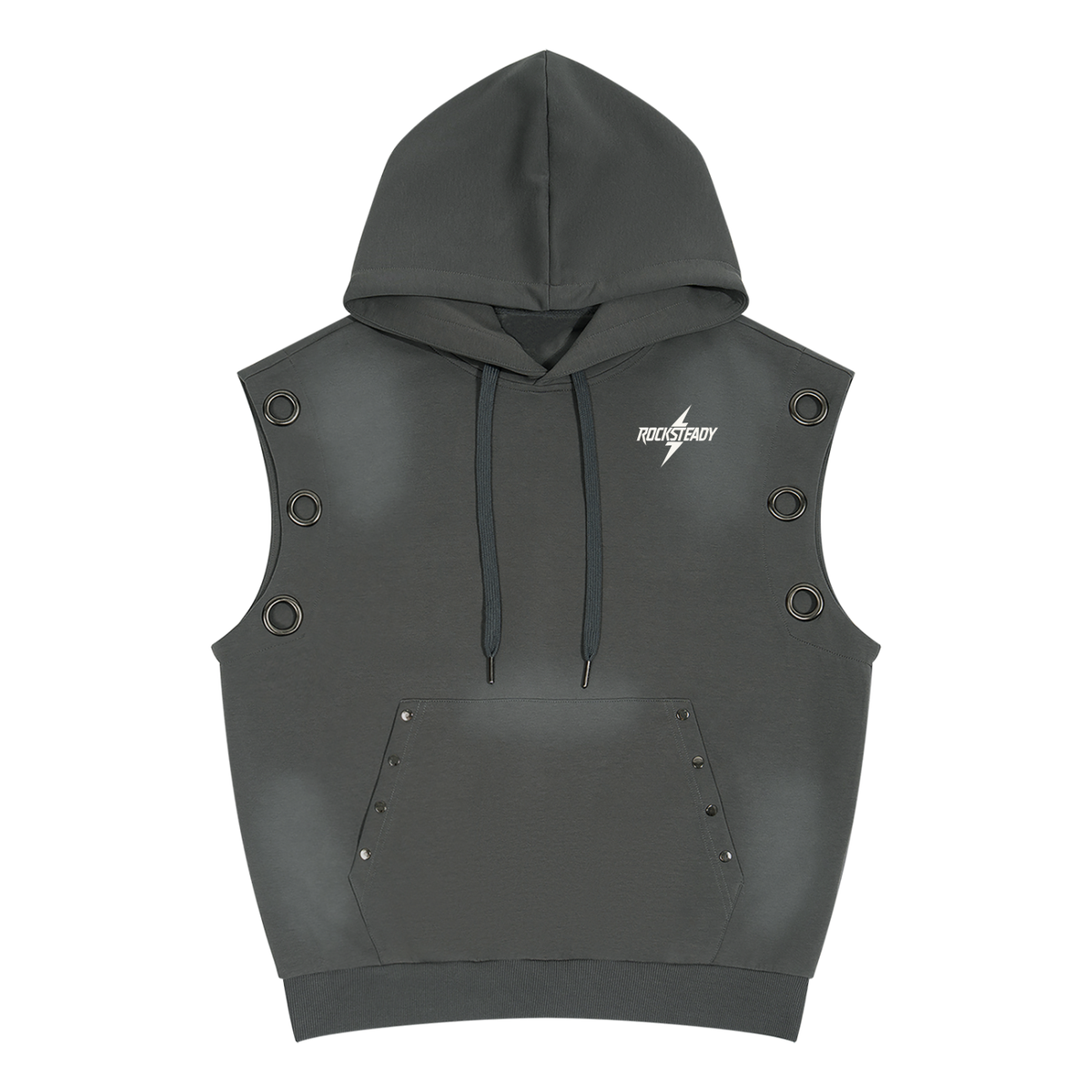 Rocksteady,Mens,Vintage,Sunfade,Sleeveless,Hoodie