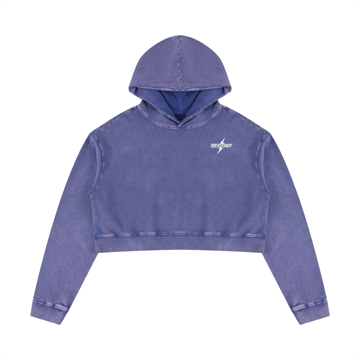 Rockteady,MineralWash,Cropped,Hoodie