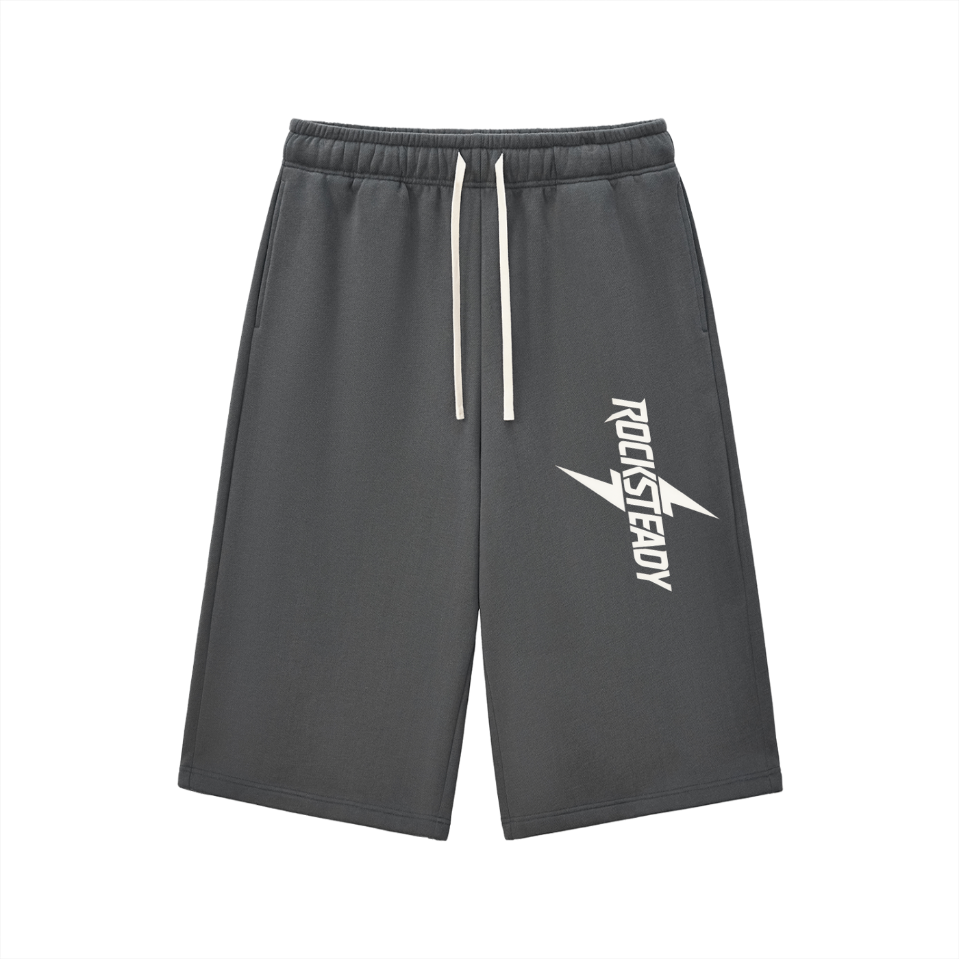 Relaxed Drawstring Three-quarter Sweatpants