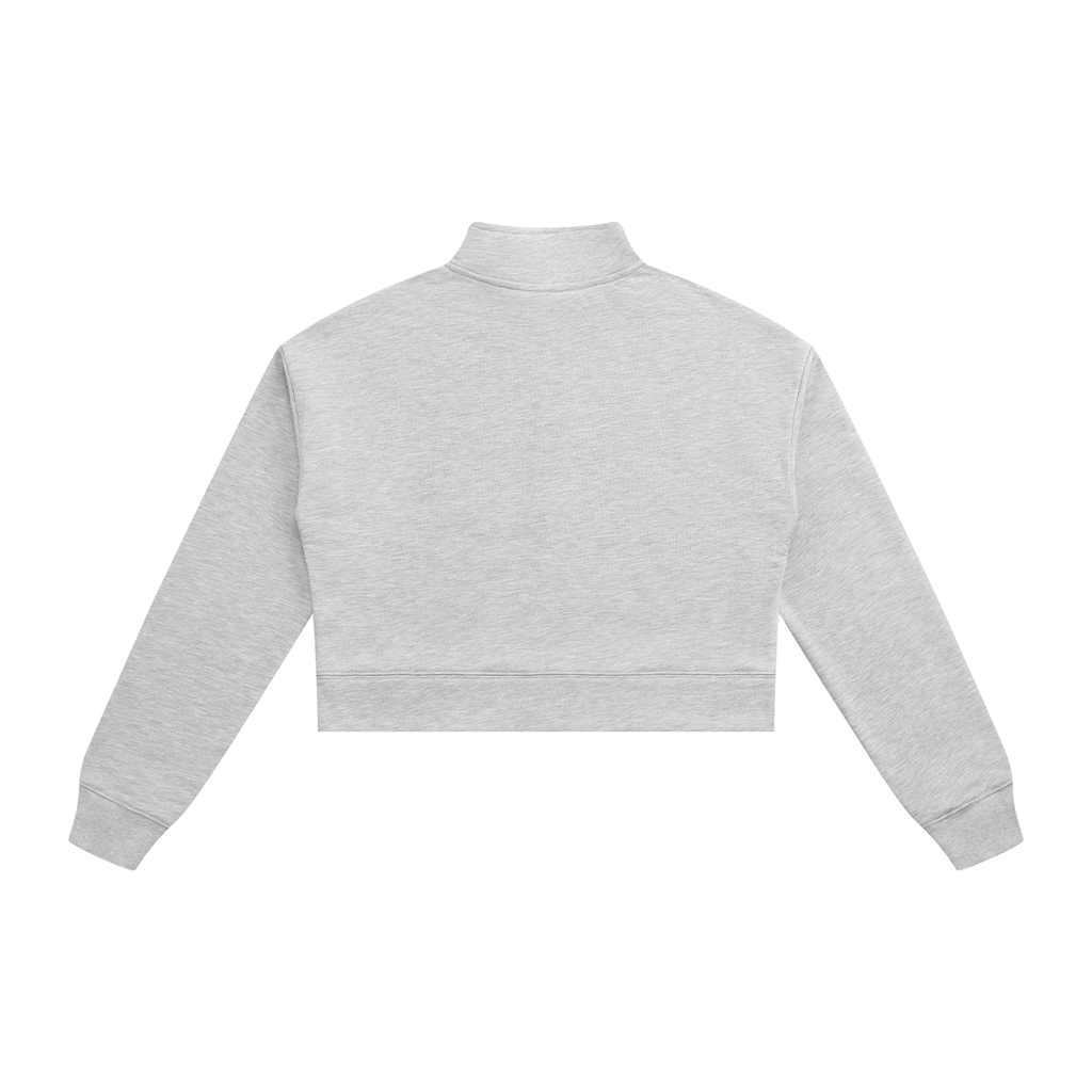 Rocksteady,Crop,QuarterZip,Sweatshirt
