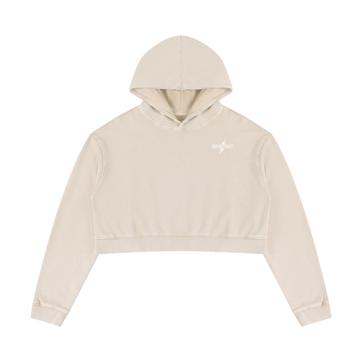 Rockteady,MineralWash,Cropped,Hoodie