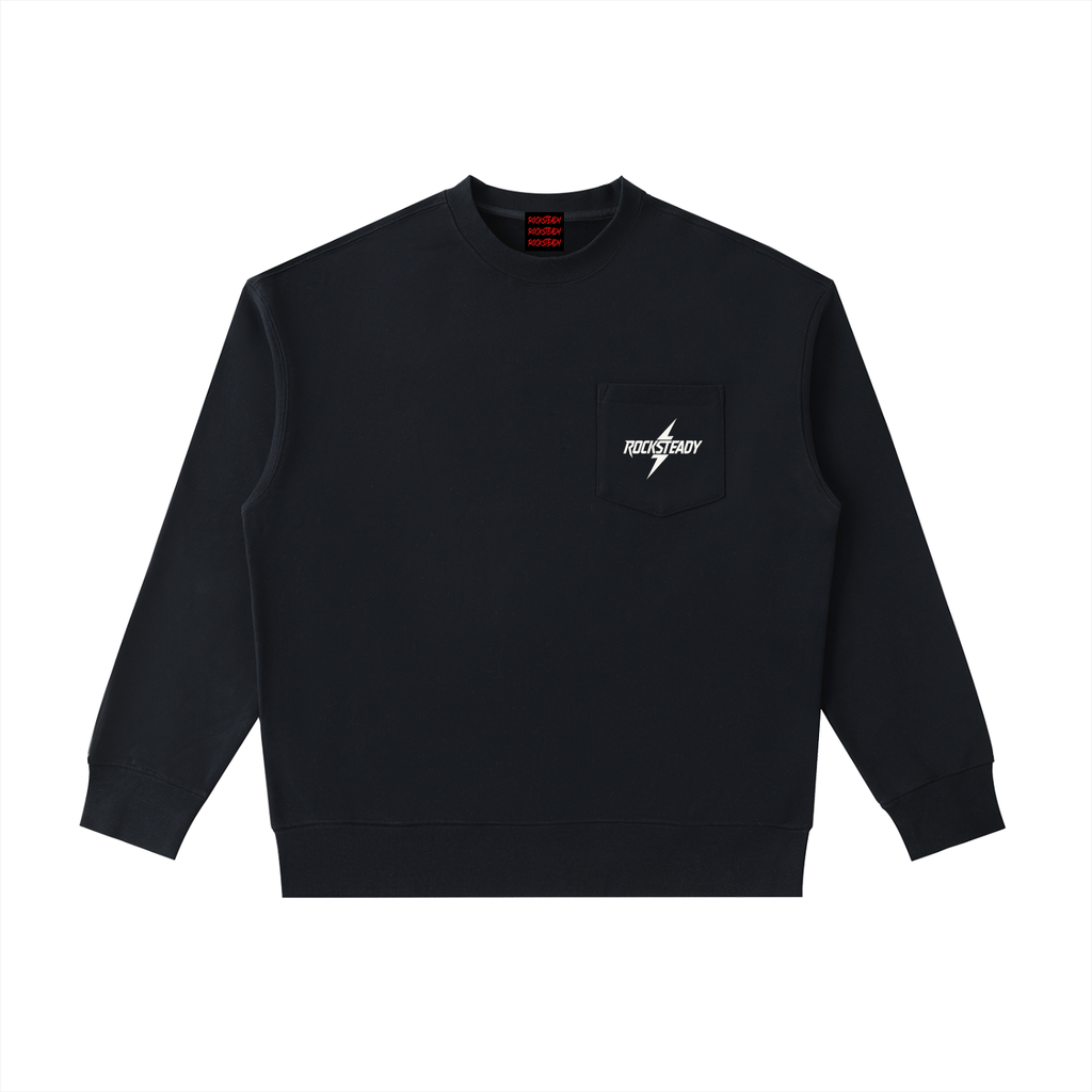 Heavyweight Patch Pocket Crewneck Sweatshirt