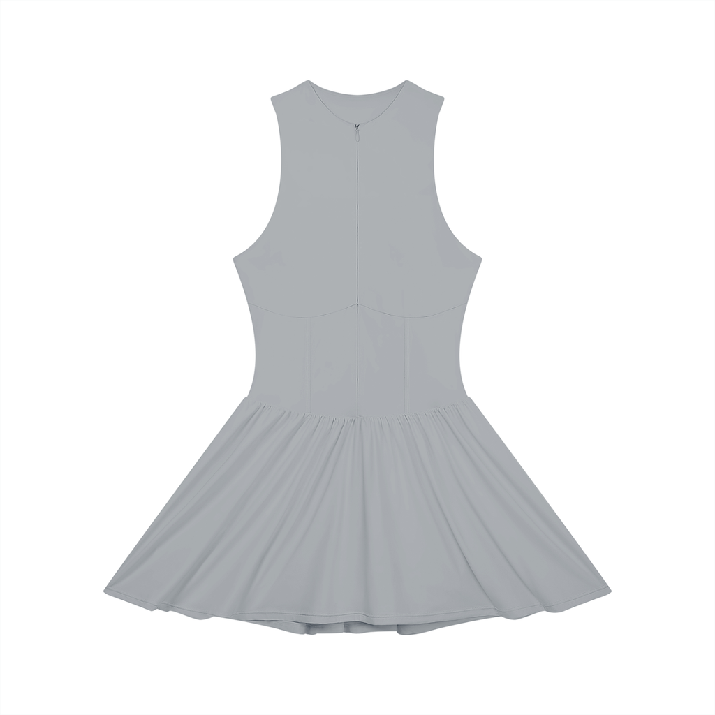 Rocksteady,Sleeveless,FullZip,Dress