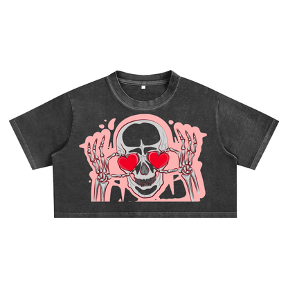 Crop top, women's tee
