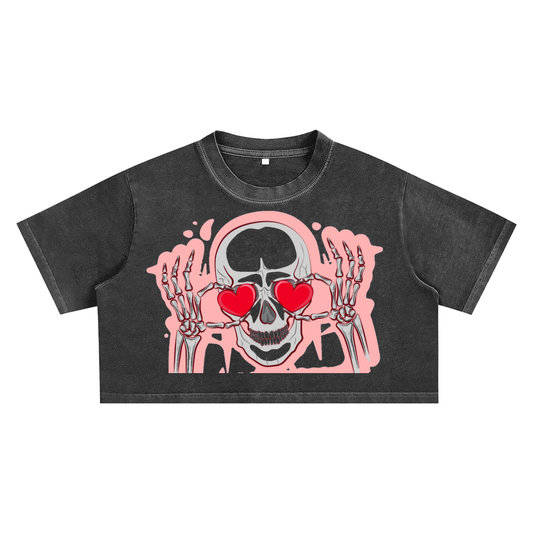 Crop top, women's tee