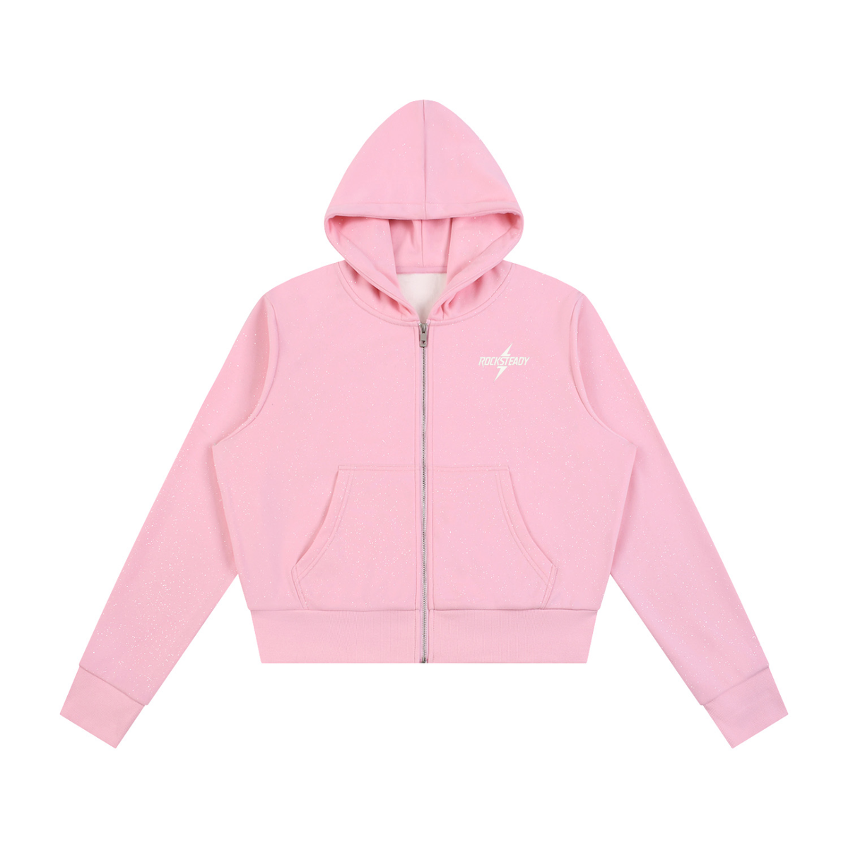 Rocksteady,Sparkles,Fleece,FullZip,Hoodie