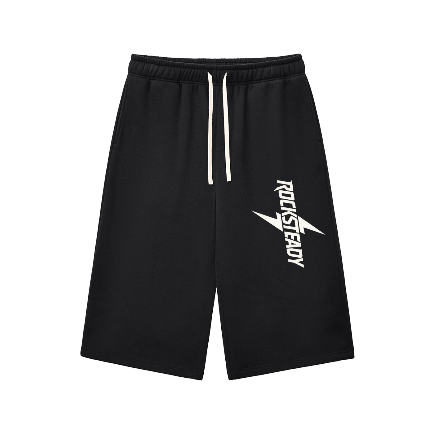 Relaxed Drawstring Three-quarter Sweatpants