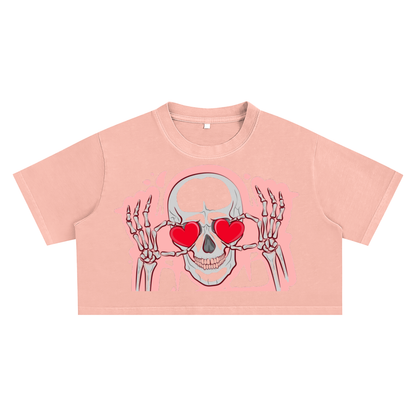 Crop top, women's tee