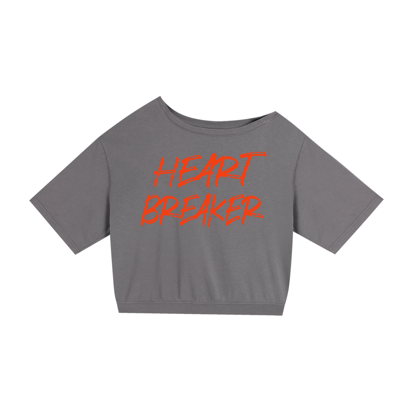 ROCKSTEADY "Heartbreaker" StreetLUXE Asymmetrical Cropped Tee - Limited Edition Drop
