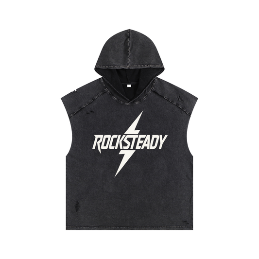 oversized hoodie,sleeveless hoodie,rocksteady