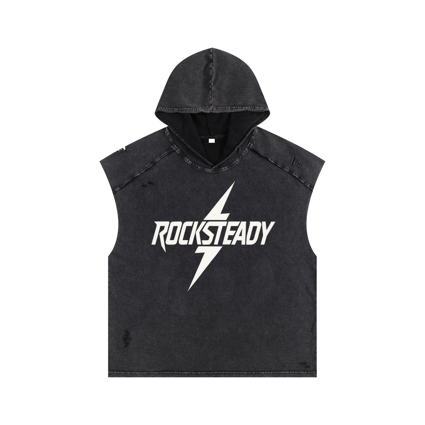 Snow Washed Boxy Hooded Tank Top