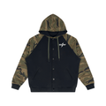 Rocksteady,Unisex,Camo,Splice,Raglan,Zip,Hoodie