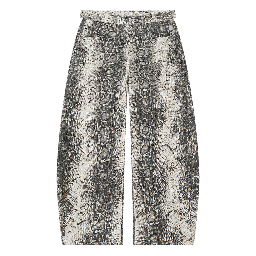 Rocksteady,Mens,Snakeprint,BarrelLeg,Pants,Streetwear