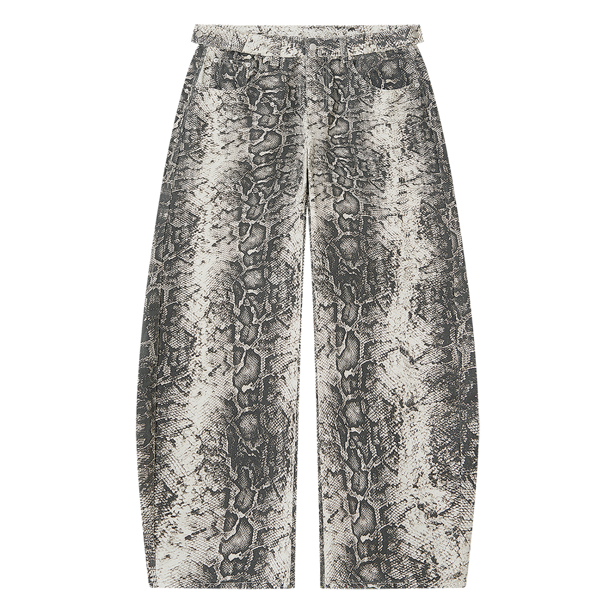 Rocksteady,Mens,Snakeprint,BarrelLeg,Pants,Streetwear