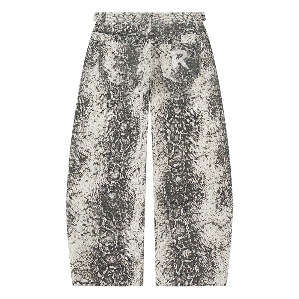 Rocksteady,Mens,Snakeprint,BarrelLeg,Pants,Streetwear