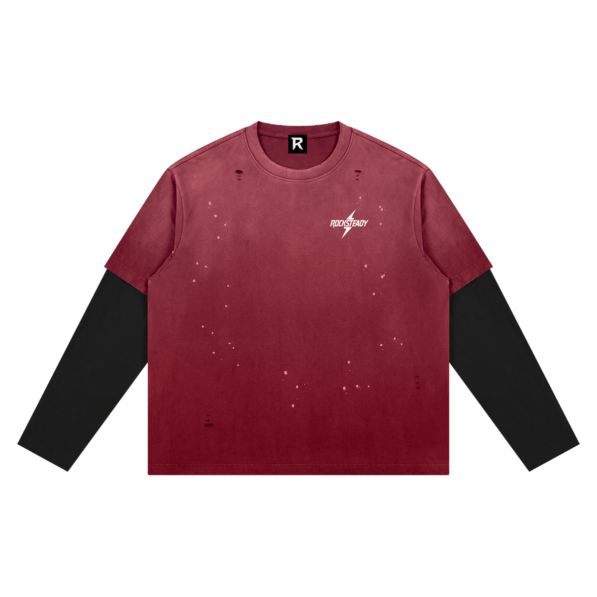 Rocksteady,Streetwear,Vintage,Disressed,Splatter,Dropshoulder