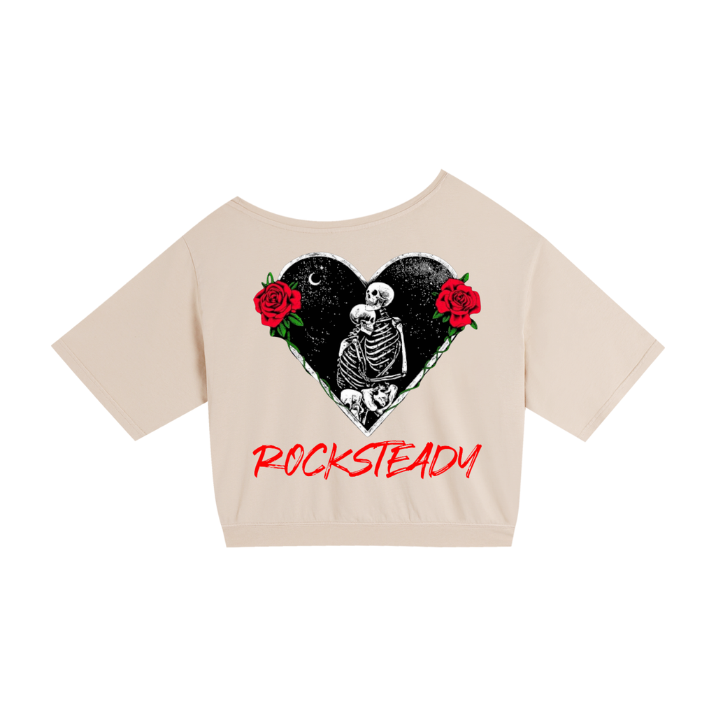 Asymmetric Shoulder Oversized Cotton T-Shirt