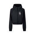 Cropped Zip-Through Hoodie