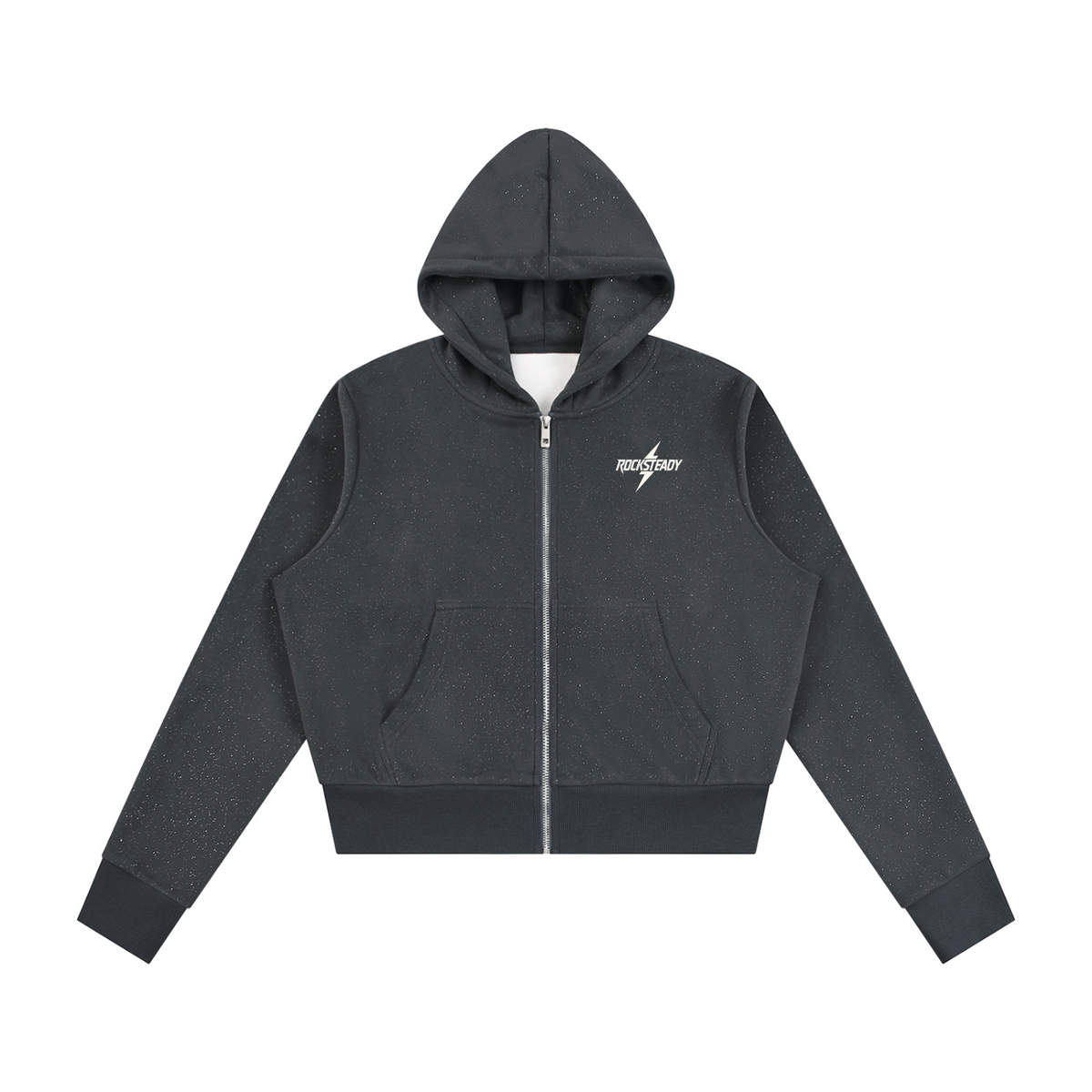 Rocksteady,Sparkles,Fleece,FullZip,Hoodie