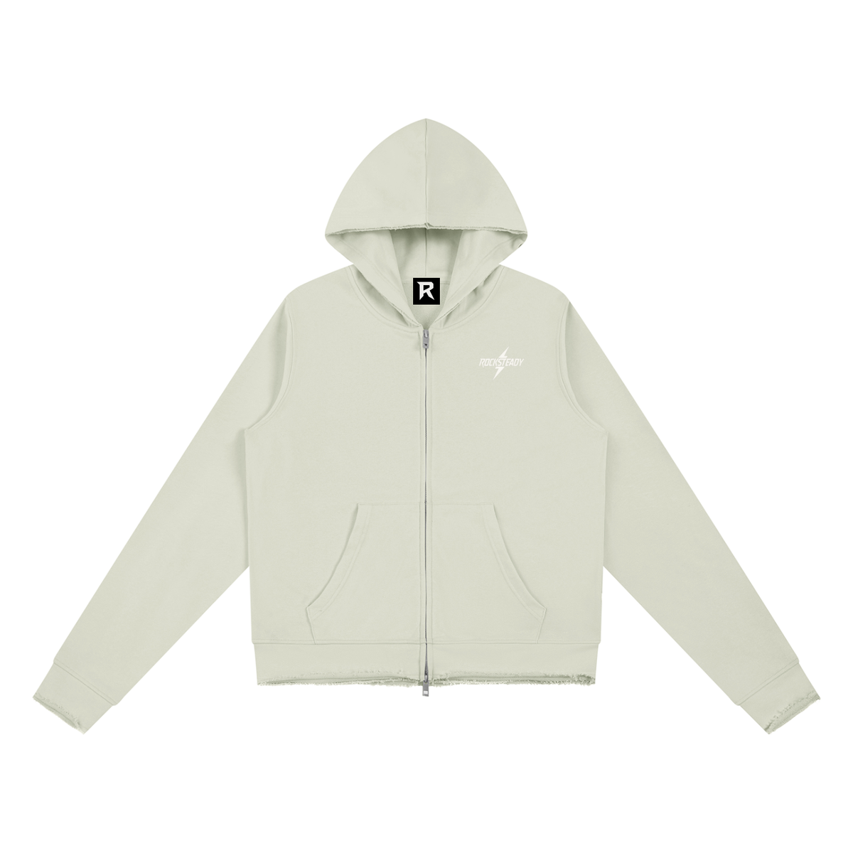 Rocksteady,RawEdge,FullZip,Hoodie,Womens