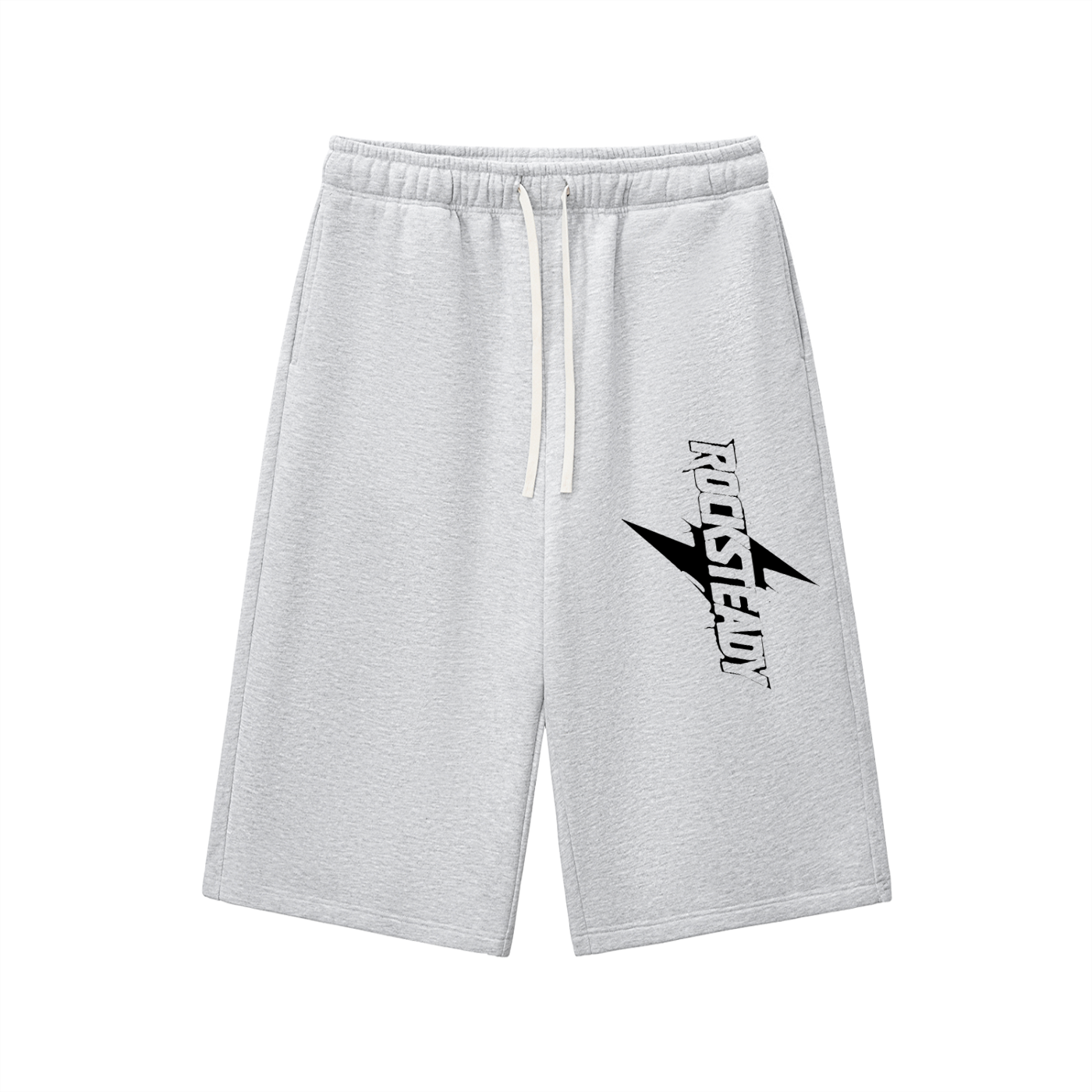 Relaxed Drawstring Three-quarter Sweatpants