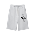 Relaxed Drawstring Three-quarter Sweatpants