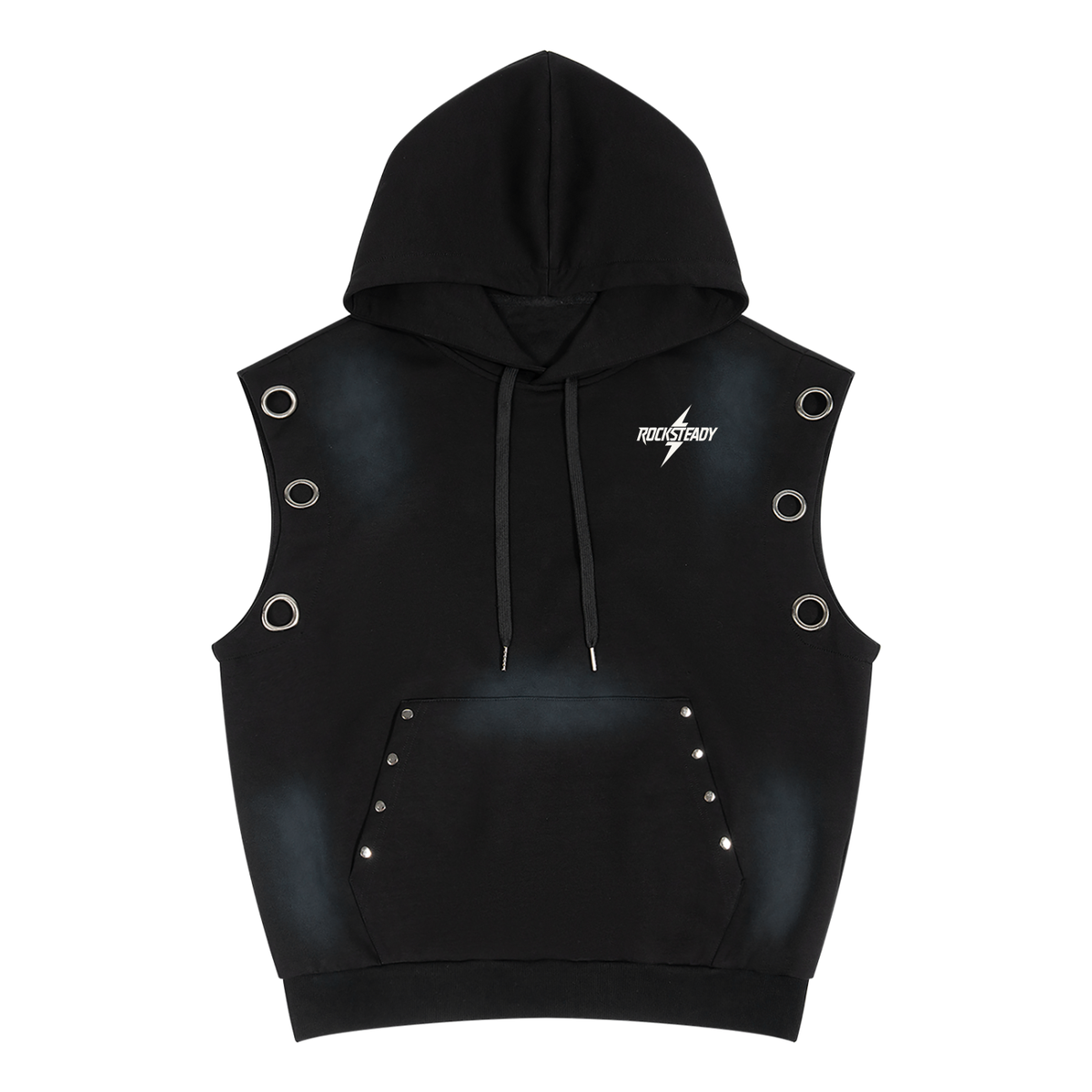 Rocksteady,Mens,Vintage,Sunfade,Sleeveless,Hoodie