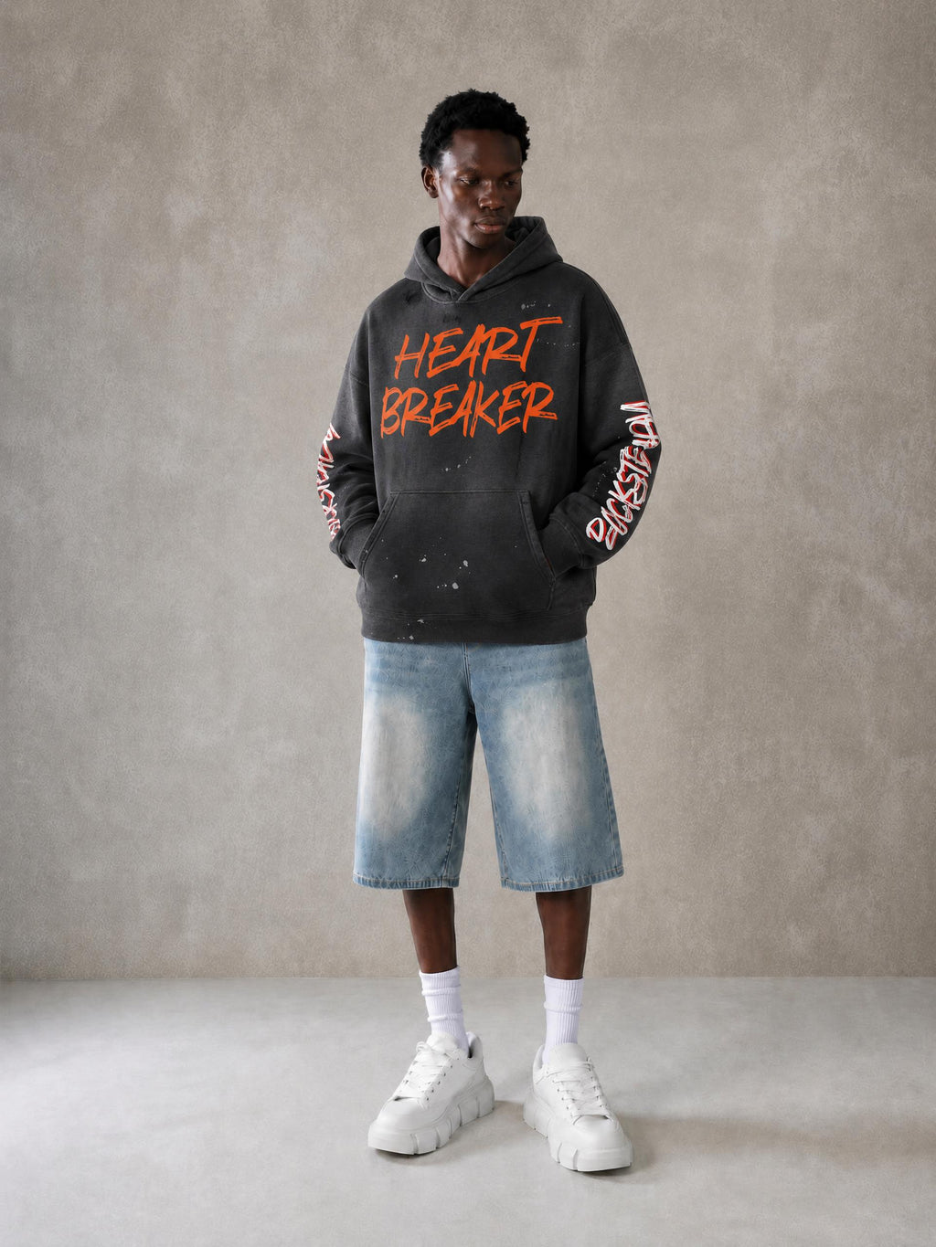 Rocksteady,Hoodie,Heavyweight,Vintage,Frayed,Custom,Graphic,Streetwear