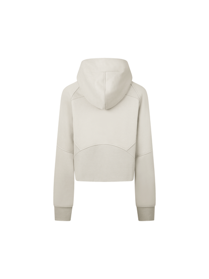 ROCKSTEADY "Leopard Aura" StreetLUXE Cropped Hoodie Full Zip