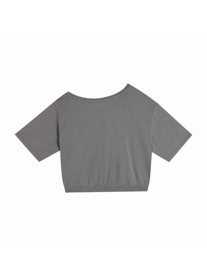 ROCKSTEADY "Heartbreaker" StreetLUXE Asymmetrical Cropped Tee - Limited Edition Drop