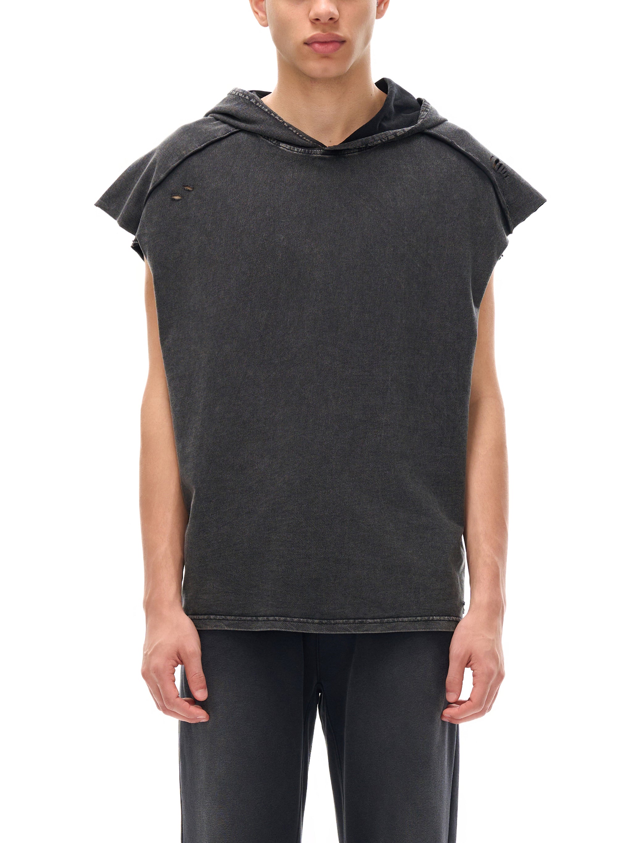oversized hoodie,sleeveless hoodie,rocksteady