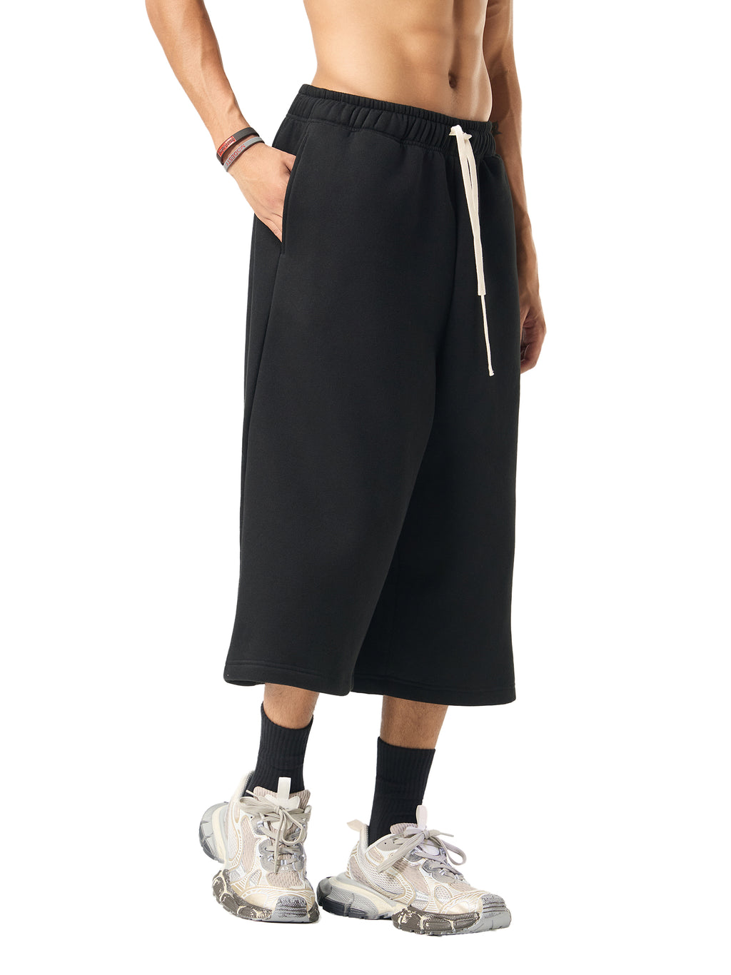 Rocksteady,3/4 shorts,sweat shorts,relaxed drawstring